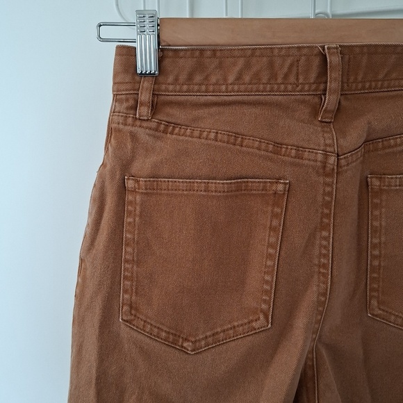 Wilfred Free Chocolate Brown Straight-leg Ankle Jeans (Size US 2; ~26" Waist) - Picture 7 of 8